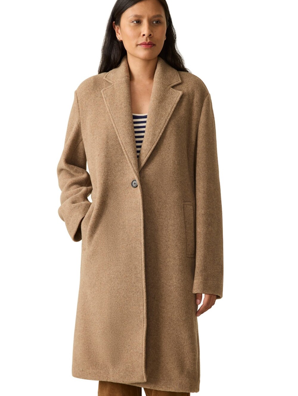 Faherty Atlantic Knit Coat Size Small